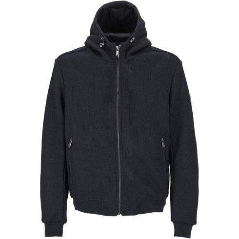 Yes Zee Giacca leggera Giubbino Uomo tricotina con cappuccio S A25-YESZEEJ844Q500-0801-S - Francavilla Moda